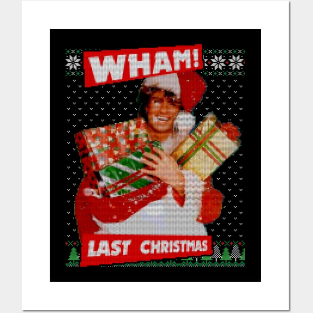 Wham! Last Christmas Ugly Sweater Wall Art by Premium Nation